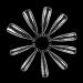 Tovmekdjn 300PCS Nails-Acrylic Nails Coffin Shaped Nails Tips Full Cover False Nail Artificial Nails with 3 Clip - Buy Online on GoSupps.com