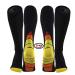 Zlyj 2 pair of compression stockings compression socks support stockings knee socks compression running socks for ankle protection and blood circulation l yellow
