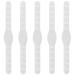 Faruta 10 piece of adjustable mask extension buckle ear hook extension buckle mask earcurrent ear cable ear hook (color: transparent)