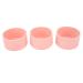 Vitdipy 3 pieces of silicone protection boots non-slip high-temperature resistant durable silicone protection boots for the lower sleeve of water bottles
