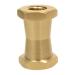 Foto&Tech Brass Spigot Short Double Female Stud for Super Clamps with 1/4"-20 & 3/8" Threads