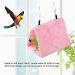 Tnfeeon Bird Hammock Winter Warm House | Soft Plush Fluffy Hideaway for Hamster Bird Macaw Budgies | S Pink - Buy Online on GoSupps.com