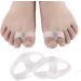 Soft Gel Toe Separators & Spacers 3 Pairs - Bunion Corrector & Pain Relief for Hallux Valgus, Hammer Toes, Calluses - Small Size - Buy Online on GoSupps.com
