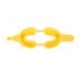 20pcs Disposable Fluorinated Foam Dental Trays - Kids Size M (Yellow) - 17.5*6cm - Buy Online on GoSupps.com