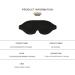 Lightweight Breathable 3D Eye Mask - Light Blocking Sleeping Mask with Flexible Strap for Travel & Rest (Gray - Buy Online on GoSupps.com