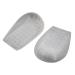 Shoe Heel SEBS Anti-wear Foot Shock Absorption to Relieve Pressure Men Comfort Stand for Heel Spurs and Heal Dry Cracked Heels(X-Large) White