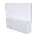 8 Holes Tweezers Holder Tweezer Display Stand Storage Rack with Dust Cover Lash Extension Supplies for Salon Home(White)