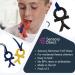 Buy Sensory Direct Chewbuddy Tuff - Embroidery & Lanyard Sensory Tool for Children & Adults | Ideal for Autism ADHD SPD | Blue & Orange - Buy Online on GoSupps.com