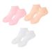 POPETPOP 3pairs Moisturizing Socks Women Socks Silicone Heel Socks Heel Socks for Cracked Heels Lotion Infused Women s Socks Silicone Socks Elastic Boat Socks Foot Miss Sebs Women's Socks 16.5x8.5cm