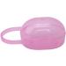 PULABO Pacifier Case Pacifier Holder Holder Case Pacifier Box Dust Box for Diaper Bag Home Travel Outdoor Activities Pink Convenient