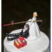 SCHOLMART Wedding Cake Toppers Bride and Groom Funny Bride Dragging Groom Cake Topper Cake Topper Wedding Bride and Groom Wedding Cake Toppers Reluctant Groom Figurines (Reluctant Groom) - Buy Online on GoSupps.com