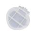 NUOBESTY 1pc Strawberry Silicone Mold Resin Molds Square Tray Candles Holder Handmade Mold Crystal Jewelry White 18.3X22CM