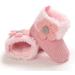 EcoBaby Winter Warm Fleece Bootie - Non-Slip Soft Sole Sock Shoes for Girls Boys 0-6 Months - Pink - Buy Online on GoSupps.com