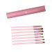 Allayu 7 Pieces/Set Woman Girl Portable Makeup Brush with Handle Powder Beauty Make Up Brushes Eyebrow Tool Professional
