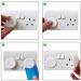 BaBy Laughs Plug Socket Covers UK for Baby Proofing - 12 Pack Tight Fit Waterproof Wall Socket Protector Set for Indoor Outdoor Use White Electric Socket Cover for Child Safety 12 Count (Pack of 1) - Buy Online on GoSupps.com