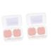 Gatuida Box Glasses Case Container Holder Portable Eyeglass Case Portable Case Storage Travel Case Chocolatex2pcs 5.5X2.5X2cmx2pcs