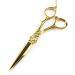Hair Cutting Scissors 6 Inch Professional JP 440c Steel Upscale Gold Cut Hair Scissors Haircut Thinning Barber Cutting Shears Hairdresser Scissors Set - Buy Online on GoSupps.com