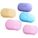 Disposable Soap Paper 5 Boxes Hand Cleaner Fragrance Mini Color Soap Paper Outdoor Hiking 100 Sheets