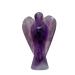 Amethyst Guardian Angel gifts 2 |1.5|1| inches Healing Crystals and gemstones Hand Carved Statue Crystal Gifts Lucky Angel Wings Ornament Home Decor Reiki Healing crystals (2 Inch Amethyst) 2 Inch Amethyst