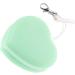 LOGOFUN Heart Shaped Lens Cleaner - Portable Screen Wipe & Adorable Bag Pendant - Green | Ideal for Phones Glasses & Screens - Buy Online on GoSupps.com
