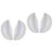 FOMIYES 4 Pairs Arch Support Pad Gel Foot Inserts for Gel Arch Support Insoles Pumpkin Shaped Ceramic High Heel Insoles Arch Support High Arch Support Arch of Foot