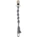 GLASSNOBLE Hand-Braided Dark Orange Pacifier Chain for Babies - Crocheted Clip - Stylish & Functional Baby Accessory - Buy Online on GoSupps.com