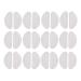 Silicone-nose pads 12 pairs of glasses pads cushions for sticking in anti-slip adhesive for full-line glasses sunglasses (transparent)