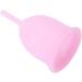 Menstrual Cup Reusable Silicone Female Menstruation Cup Safety for Menstrual Lady soft menstrual period in silicone for feminine menstrual hygiene Menstrual Cups Feminine Hygiene Product (L-Pink) - Buy Online on GoSupps.com