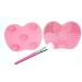 Silicone Brush Cleaner - Silicone Brush Cleaner Washing Brush Gel Cleaning Mat Foundation Makeup Brush Cleaner Pad Universal Makeup Tool - Pink - Buy Online on GoSupps.com