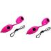 2 pack EVO FLEX Sunnies Flexible Tanning Bed Goggles Eye Protection UV Glasses (Pink)