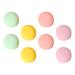 Beaupretty 8Pcs Puff Macaron Shaped Face Body Makeup Cosmetics Puffs Foundation Mineral Sponge Wet Dry Makeup for Foundation Cream Concealer Daily Use