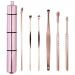 Maylai Innovative Spring Ear Wax Cleaner Tool Set Earwax Cleaning kit 6-in-1 Tools Reusable Stainless Steel Earwax Removal with Storage Box for Children and Adults