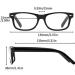 Jingshubo Feather Hinge Computer Glasses - 3.5x Diopter Reading Glasses for Women | Visual Aid & Optics - Buy Online on GoSupps.com