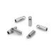 100pcs Adabele 304 Grade Stainless Steel Hypoallergenic End Caps Barrel Beads for 1.5mm (0.06 Inch) Cord Beading Wire Thread SJF216-2 100 Designed for 1.5mm cord