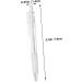 BEBEMOKO 1 Set Auxiliary Eyebrow Pencil Eyebrow Position Pen Eyebrow Contouring Pen Marking Pen White Plastic - Buy Online on GoSupps.com