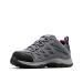 Columbia Women's Crestwood Waterproof Hiking Shoe 10 Graphite, Wild Iris