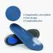 Shop Sports Orthopedic Insoles for Flat Feet | Arch Support Cushion Shoe Pads for Men & Women - EVA Insert L EU 44-46 - Buy Online on GoSupps.com