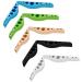 Boqqu 5 pieces of fogless accessories for masks glasses silicone anti-fog nose bridge pads anti-fitting silicone nose bridge prevents the fitting of glasses anti-fitting black*5