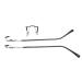 BEGISA Eyeglass Nose Pads 1 Pair Metal Eyeglass Temples Nose Bridge Replacement Kit 1 Hole Rimless Eyeglass Repair Parts Kit Silver