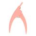 Acrylic Nail Clipper Ergonomic DIY Safe Portable Plastic Handle Nail Tip Cutter for Nail Salon(Pink)