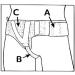 MTS Right Side Hernia Support Truss Belt for Men - Small Size with Compression Pad | International Shipping Available - Buy Online on GoSupps.com