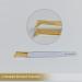 2pcs White Gold Pointed Eyelash Tweezers for Lash Extension - Stainless Steel Precision Tweezers for Volume and Classic Lashes - False Eyelash Extension Kit - Buy Online on GoSupps.com