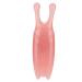 High Bridge Nose Scraper Nose Massager Reduction Nose Alar Gua Sha for Puffiness Reducing V Face Resin Material (Pink)