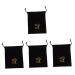 Healeved 4pcs Hair Dryer Storage Bag Makeup Organizer Bag Travel Dustproof Storage Bags Curls Tool Shopping