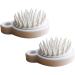 Magiclulu 4-Piece Hair Washing Scalp Massage Brush Set Navy Cleaning Scrubbers for Scalp Stimulation & Hair Care - Buy Online on GoSupps.com