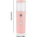 Face Mist 27ml Facial Handy Sprayer Hydrating Mister USB Rechargeable for Skin Care Beauty Pink Facial Sprayer - Buy Online on GoSupps.com