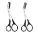 ericotry 2PCS Eyebrow Trimmer Scissor with Comb and Non Slip Finger Grips Eyelash Shaping Cut Comb Scissors Eyebrow Grooming Tool for Men and Women