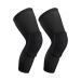 Focket Knee Brace - Breathable Knee Stabilizer for Lacrosse (M) - Black | International Shipping - Buy Online on GoSupps.com