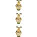 Dajidafu 3 Set of Decorative Glass Perfume Bottle Easy To Clean Wide Application Gifts Sturdy And Durable Decorative Perfume Bottle green green 3Set - Buy Online on GoSupps.com