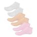 WOFASHPURET 3 Pairs moisturizing Socks Cracked Heel Socks Barefoot Scientist Foot Care Foot Socks Cracked Heel Repair moisturizing Gel Socks Lotion Socks Aloe Socks spa Miss Skin Friendly Sebs